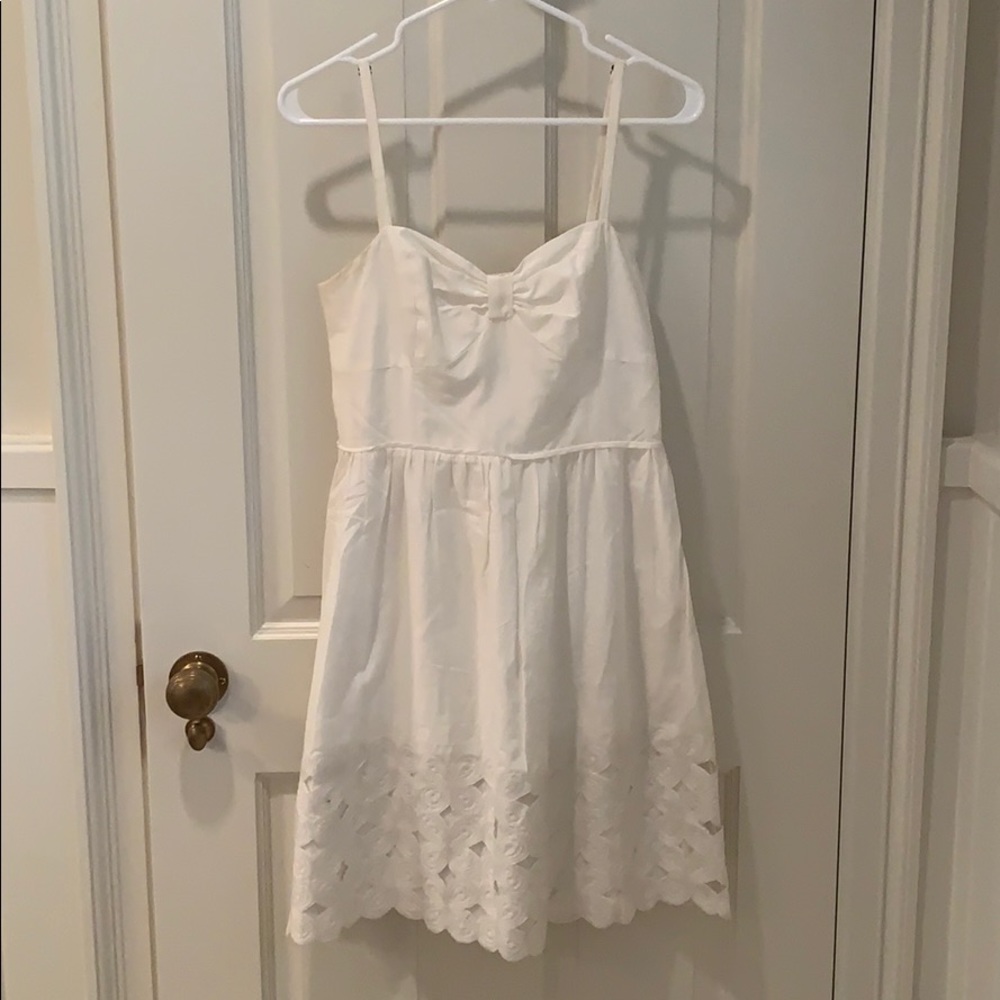 White flowy sundress